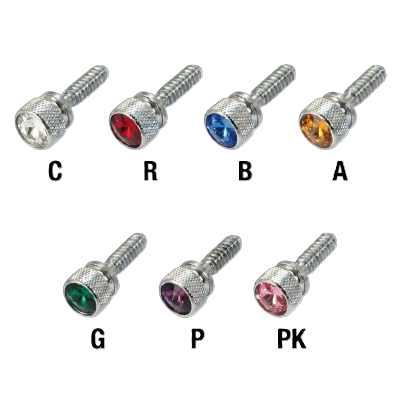Chrome Peterbilt Dash Screw with Color Jewel改版400x400