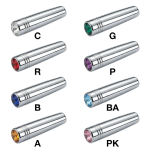 Chrome Peterbilt Short Toggle Switch Extension with Color Jewel